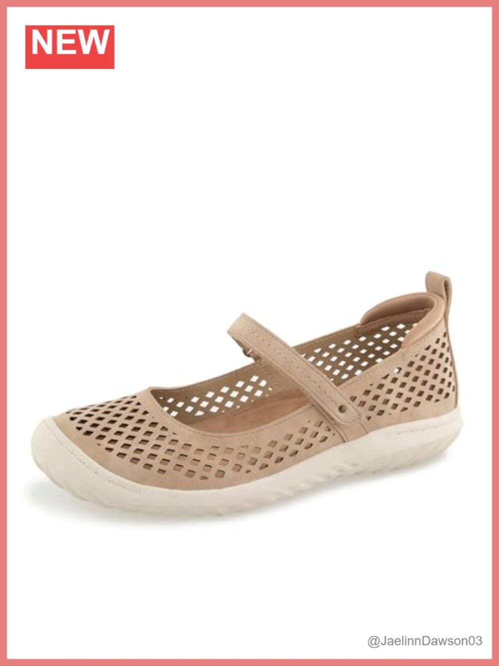 JBU Mary Jane Comfort Flat Faux Leather Hook & Loop APMA Accepted
